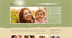 Desktop Screenshot of harmonymama.com