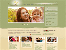 Tablet Screenshot of harmonymama.com
